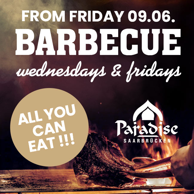 From Friday 09.06. Barbeque - Wednesdays & Fridays